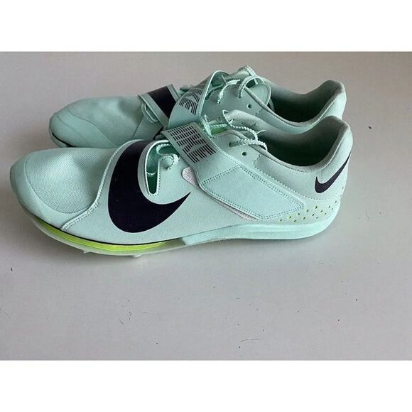 Nike Air Zoom LJ Elite Mint Foam Green Dr9924-300 Men's Size 15 Track Spikes - Picture 6 of 10